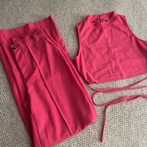 Pink Two Piece Set